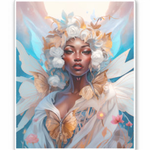 Adesivo Black Fairy Queen Fantasy Art
