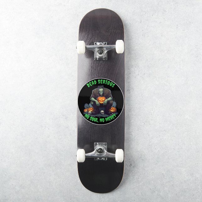 Adesivo 🖤 Black Frankenstein Halloween Sticker 💀 🎃 (Skate)