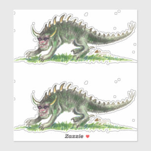 Adesivo Black Hodag Monster Rheinlander Wisconsin