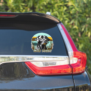 Adesivo Black Lab   Lab Mãe Cachorro Personalizado
