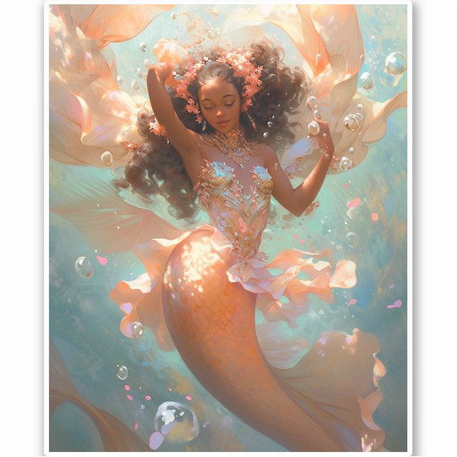 Adesivo Black Princess Fantasy Art (Frente)