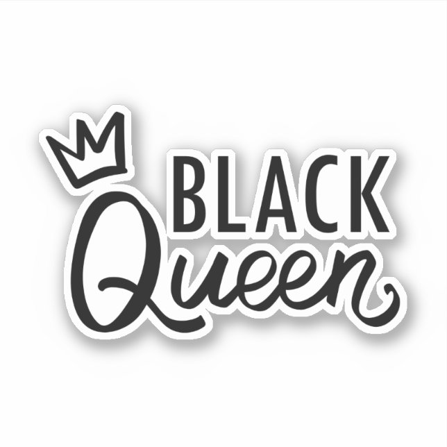 Adesivo Black Queen Vinyl Stickers (Frente)