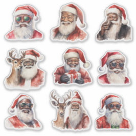 Adesivo Black Santa Claus