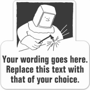 Adesivo Blacksmith ou Welder Promocional