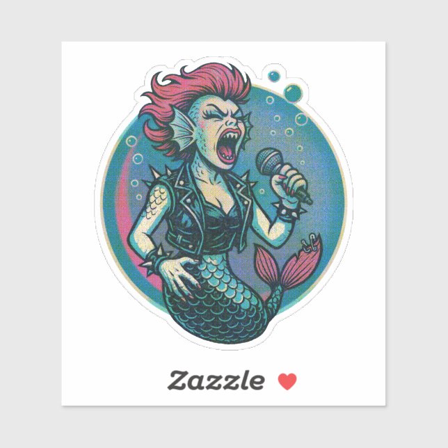 Adesivo Blaring Vinyl Siren (Folha)