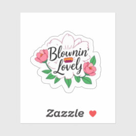 Adesivo Bloomin Lovely British Slang Flower