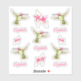 Adesivo Blossóis de flores e de coelhos