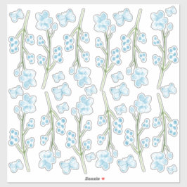 Adesivo Blue Butterfly Haven Bedroom Wall Set