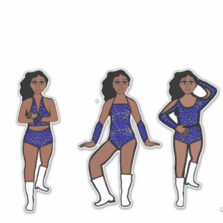 Adesivo Blue Gold Dots #1