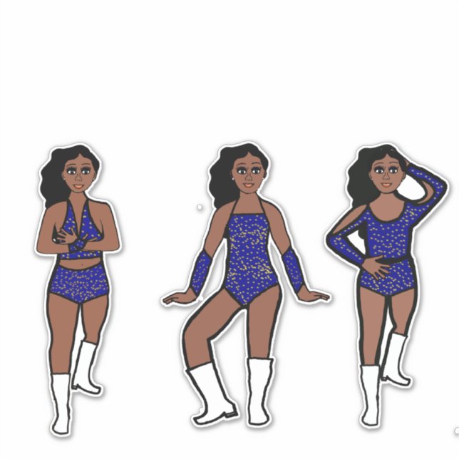 Adesivo Blue Gold Dots #1 (Frente)