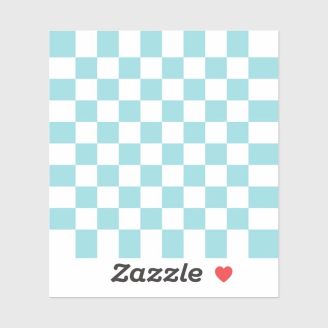 Adesivo Blue Harmony Checkerboard (Folha)