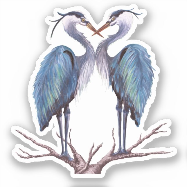 Adesivo Blue Heron Vinyl Sticker (Frente)