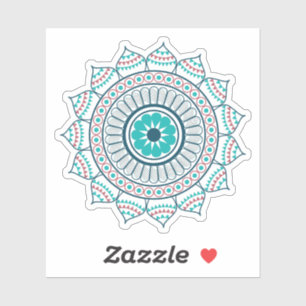 Adesivo Blue Lotus mandala