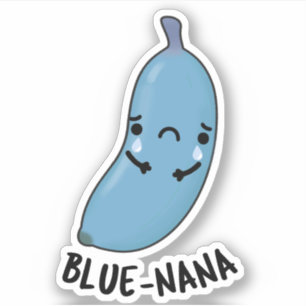 Adesivo Blue-nana Funny Banana Pun