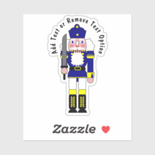 Adesivo Blue Nutcracker Soldier Natal