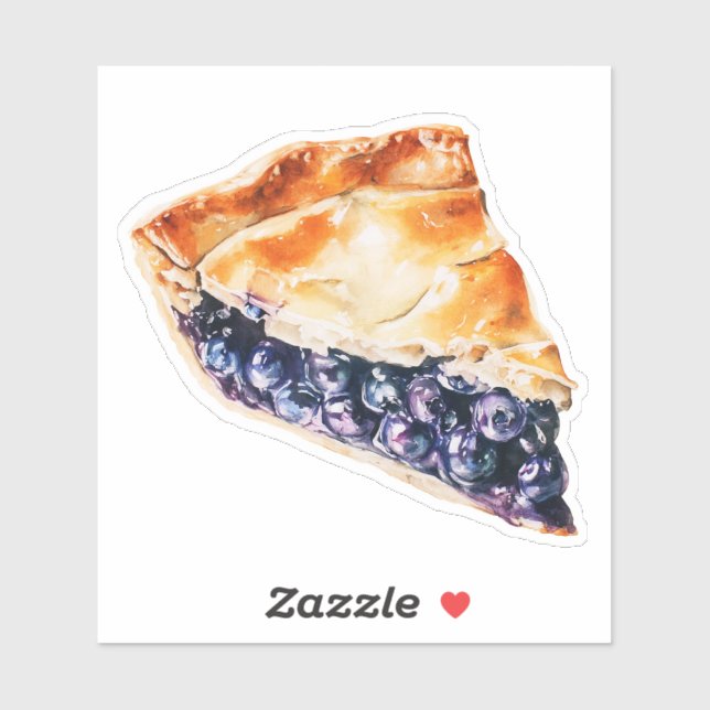 Adesivo Blueberry Pie (Folha)