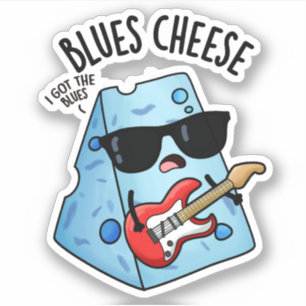 Adesivo Blues Cheese Engraçados Comidas