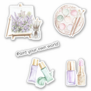 Adesivo Blush Mint Pinte Seu Próprio Mundo