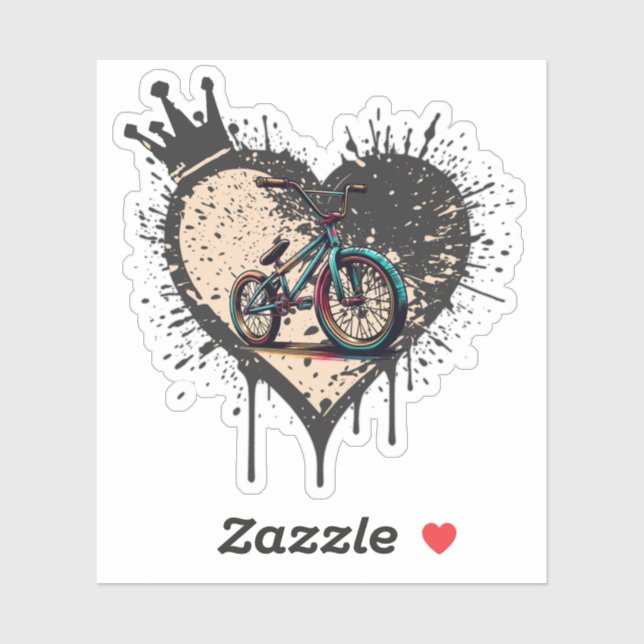 Adesivo BMX É O Meu Vinheta De Vinil Com Corte Personaliza (Folha)