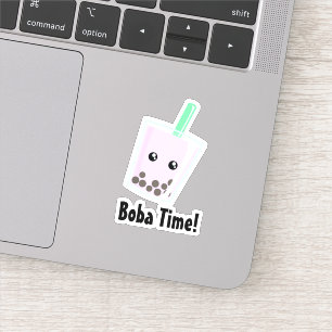 Adesivo Boba Tea Custom-Cut Vinyl Sticker