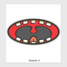 Boca de desenho animado rindo loucamente