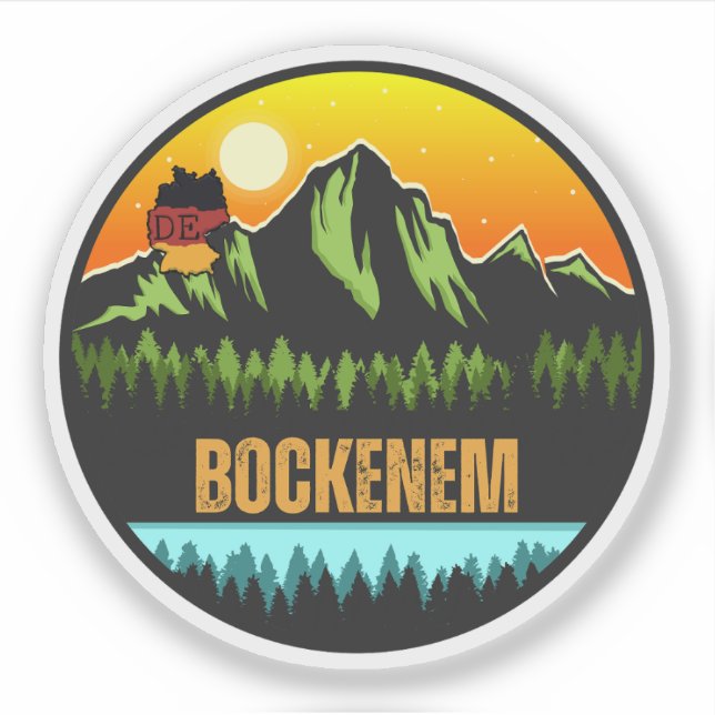 Adesivo Bockenem, Alemanha (Frente)