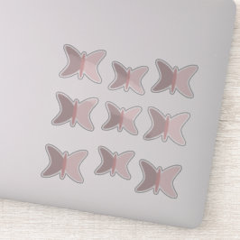 Adesivo Boho Butterflies Rosa Terrestre