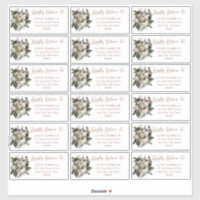 Boho Dusty Pink - Endereço de Convidado para Casam