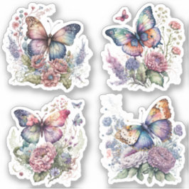 Adesivo Boho floral Butterfly Sticker Bohemian Ästhetik