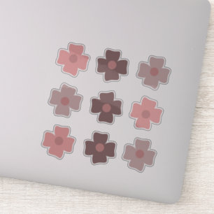 Adesivo Boho Flores Rosa Terrestres