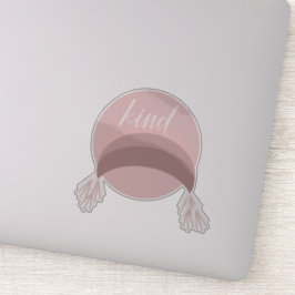 Adesivo Boho Rainbow Macrame Pink