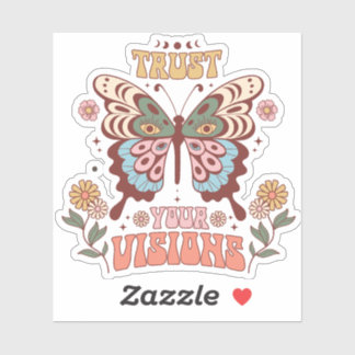 Adesivo Boho Sticker, Confie nas suas visões