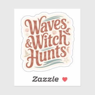 Adesivo Boho Waves & Witch Caça Praia Magic Summer