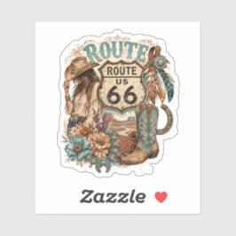 Adesivo Boho Western Cowgirl Mother Road