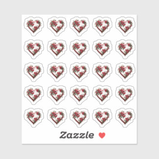 Adesivo Boias Florais De Envelope Flor De Casamento