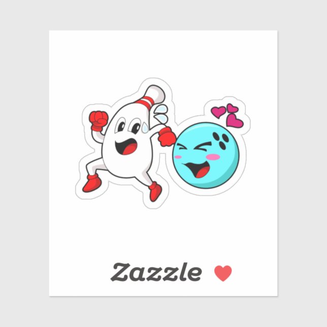 Adesivo Bola de boliche boliche (Folha)