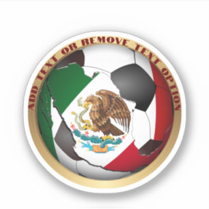 Adesivo Bola de Futebol México Esportes