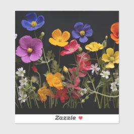 Adesivo Bolachas e outras flores coloridas