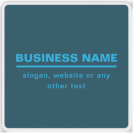 Adesivo Bold Modern Business Name Modelo | Azul