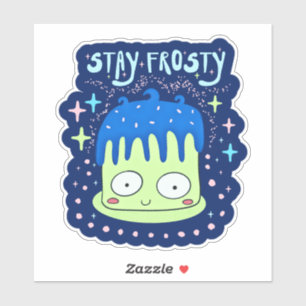 Adesivo Bolo Kawaii Cute