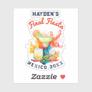 Adesivo Bolsa de Boas-Vindas da Festa Final México Despedi