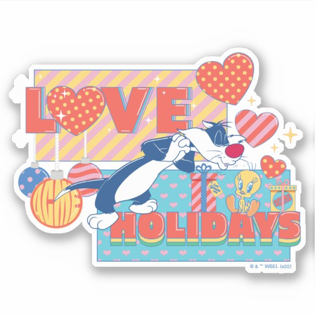 Adesivo BOLSAS DE CARRO™ | Feriados de Amor SYLVESTER™ & T (Frente)