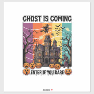 Adesivo Bomba de Bruxa Casa Assombrada Dia das Bruxas Fant