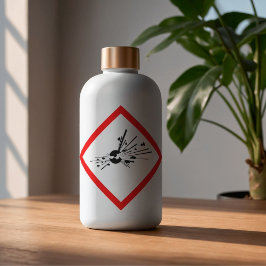 Adesivo Bomba explosiva - Rótulo GHS