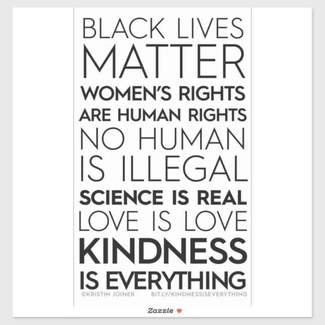 Adesivo Bondade é tudo vinil Stickers (Folha)