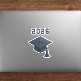 Adesivo Boné azul Graduação 2025