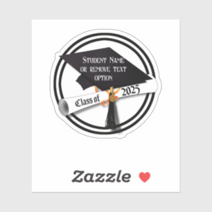 Adesivo Boné Formando e Diploma 2025 Graduação