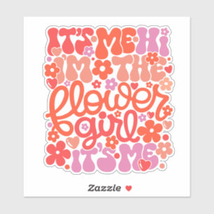 Adesivo Bonita Flor Casada "Oi, sou eu"