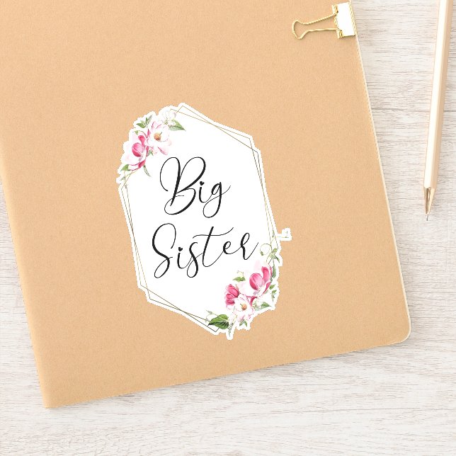 Adesivo Bonita Irmã Grande (Notebook)