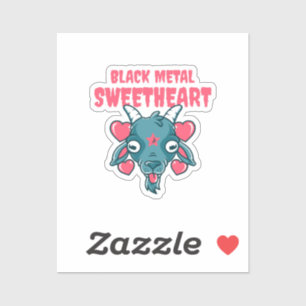 Adesivo bonitinha cabeça de cabra